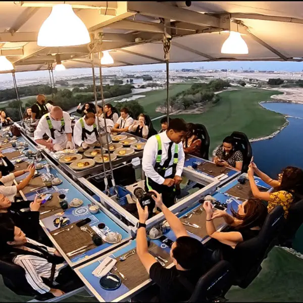 Dinner in the Sky - Doha Golf Club